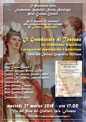 Presentazione del volume sul Granducato di Toscana