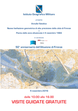 Locandina anniversario alluvione di Firenze