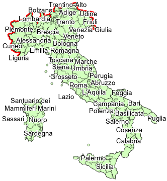 ANteprima immagine dati elevato valore confini e toponimi