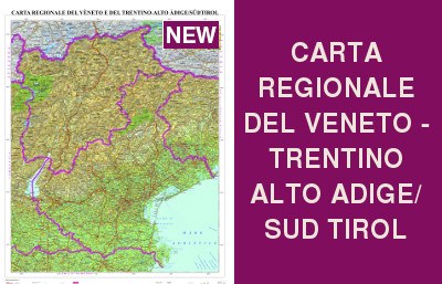 Carta regionale del VENETO - TRENTINO ALTO ADIGE/SUD TIROL