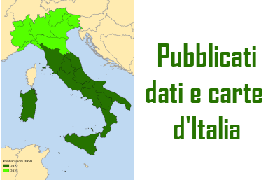 Pubblicati dati e carte d'Italia